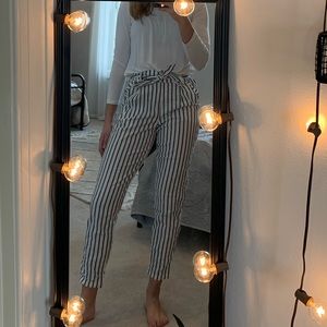striped soft pants